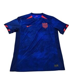 Nike USA Soccer Jersey Dri-FIT 2023 USMNT Blue Mens Size M‎